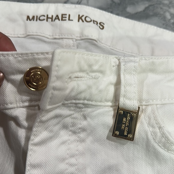 Michael Kors White Denim Jeans - Picture 2 of 4